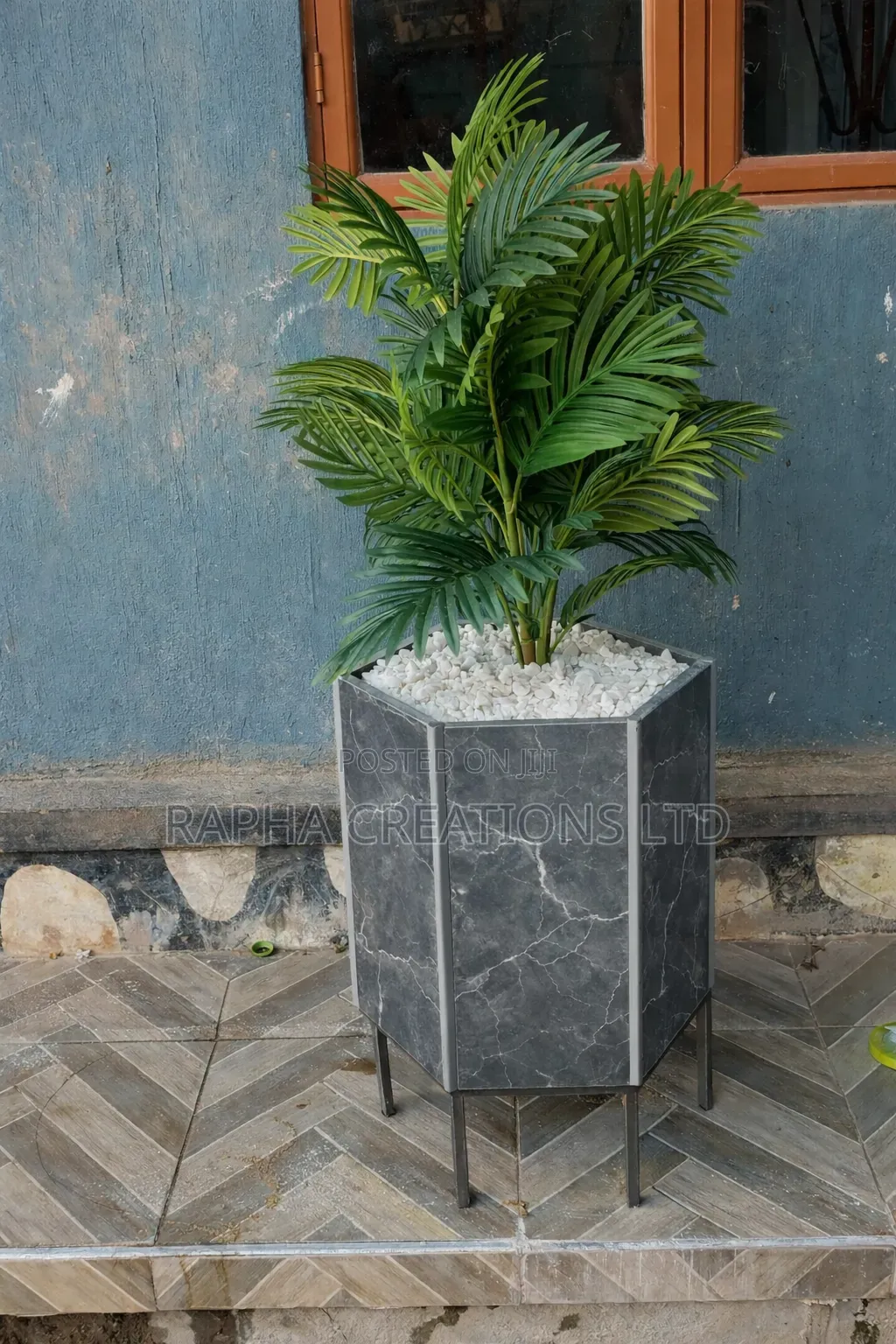 Hexagon Ceramic Tile Flower Pots/Vases/Planters/Pots/Plants