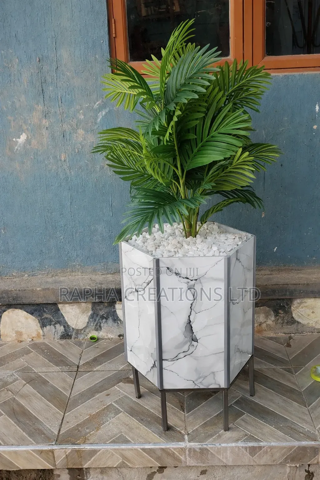 Hexagon Ceramic Tile Flower Pots/Vases/Planters/Pots/Plants