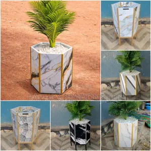 Hexagon Ceramic Tile Flower Pots/Vases/Planters/Pots/Plants