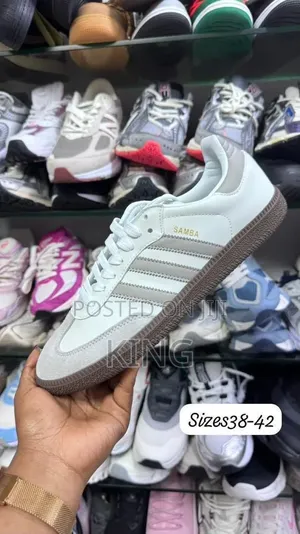 Adidas Samba OG "Core White / Grey Two" Lifestyle Sneakers