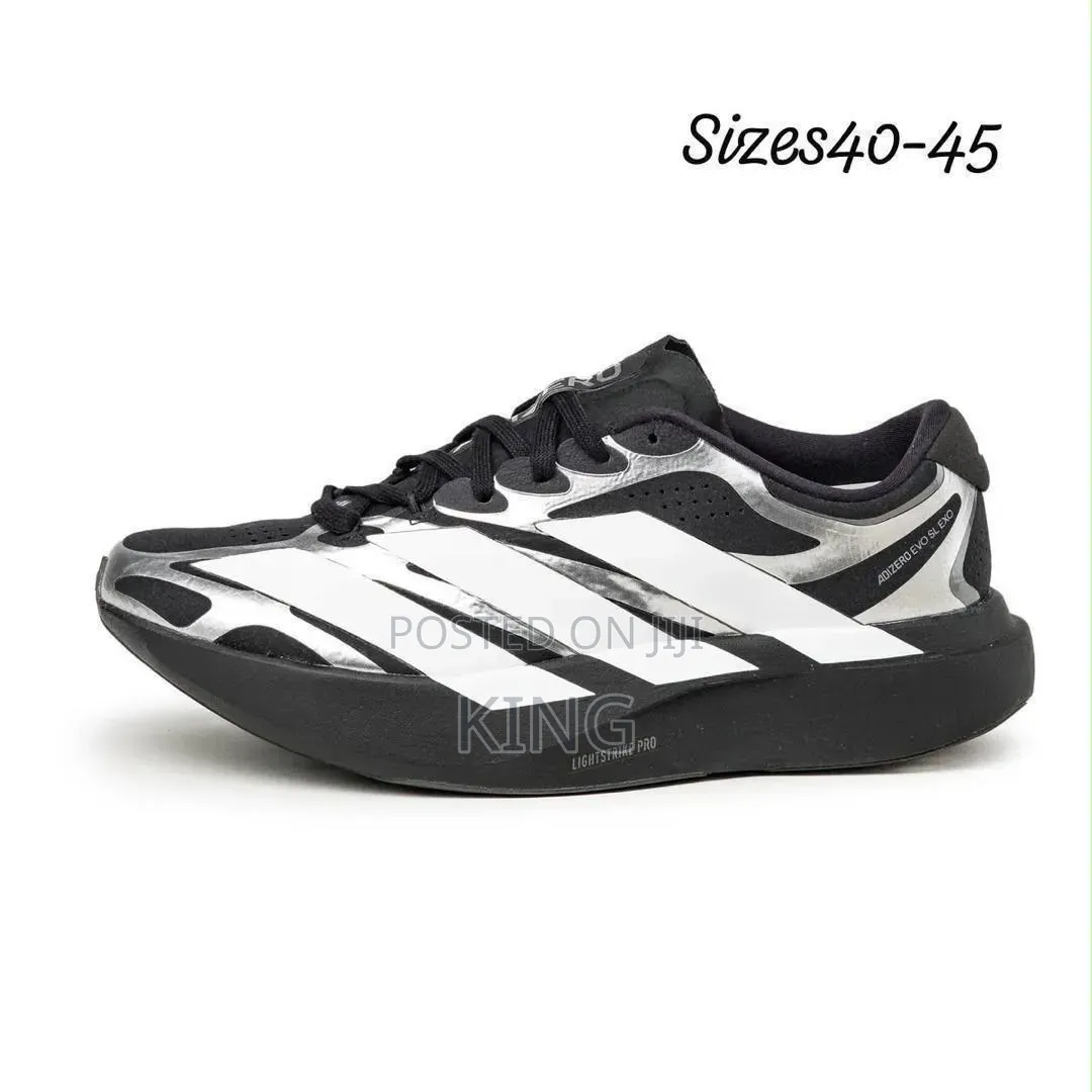 Adidas Adizero Evo SL EXO in the "Core Black / Footwear White