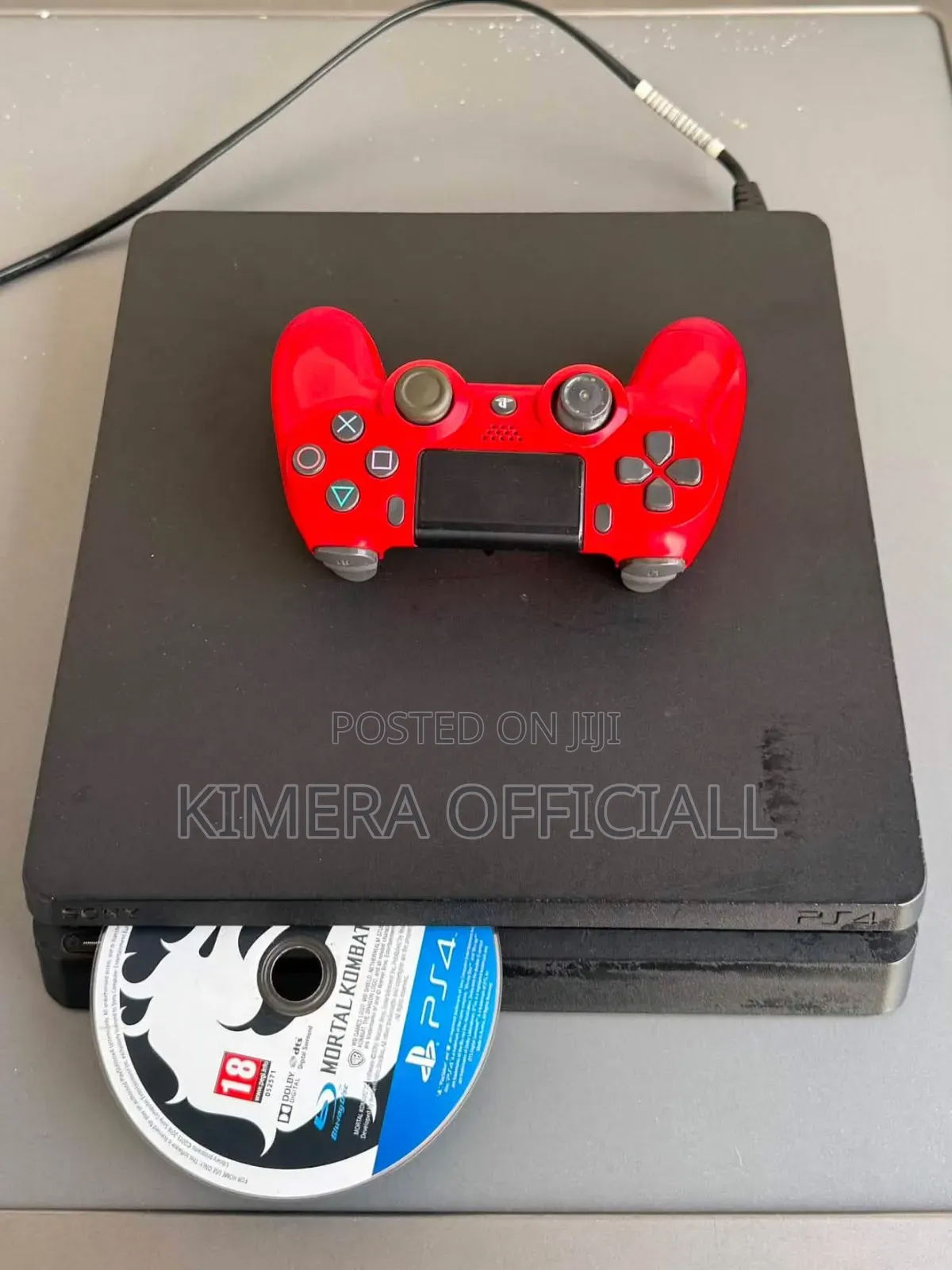 Original PS4 Slim 500GB Jet Black PlayStation 4 Console.