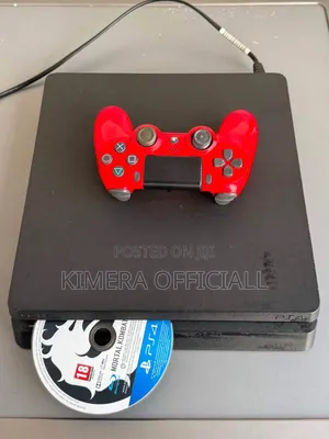 Original PS4 Slim 500GB Jet Black PlayStation 4 Console.