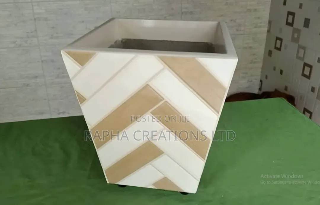 Square Ceramic Tile Flower Pots/Tiles/Twyford Tiles/Goodwill Tile/Pots