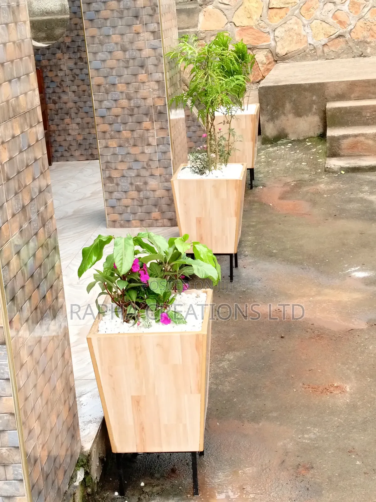 Square Ceramic Tile Flower Pots/Tiles/Twyford Tiles/Goodwill Tile/Pots