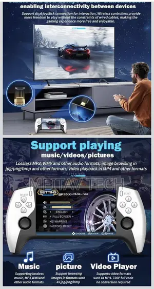 SF3500 Plus Retro Handheld Game Console