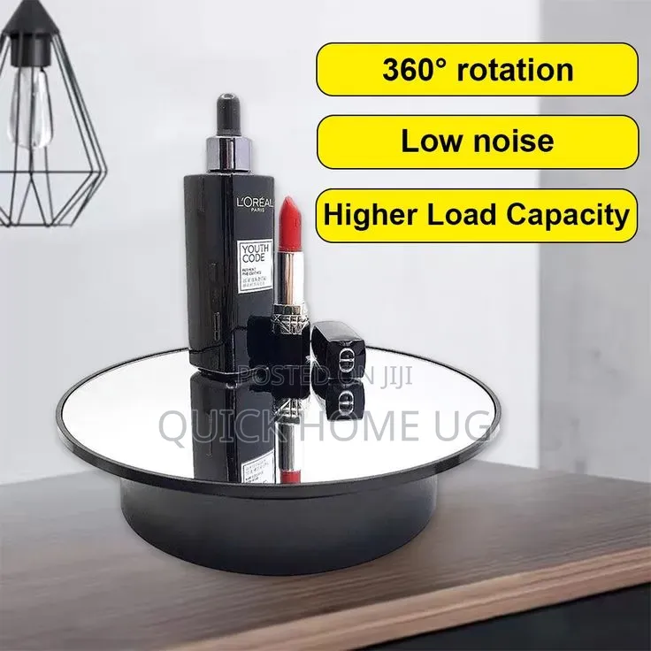 Electric Mirror Turntable, 360-Degree Rotating