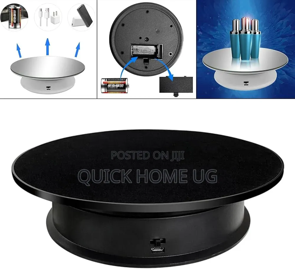 Electric Mirror Turntable, 360-Degree Rotating