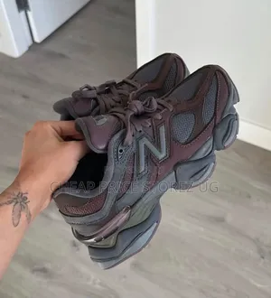 Footwear Is a Pair of New Balance 9060 "Truffle" Sneakers Showcasing