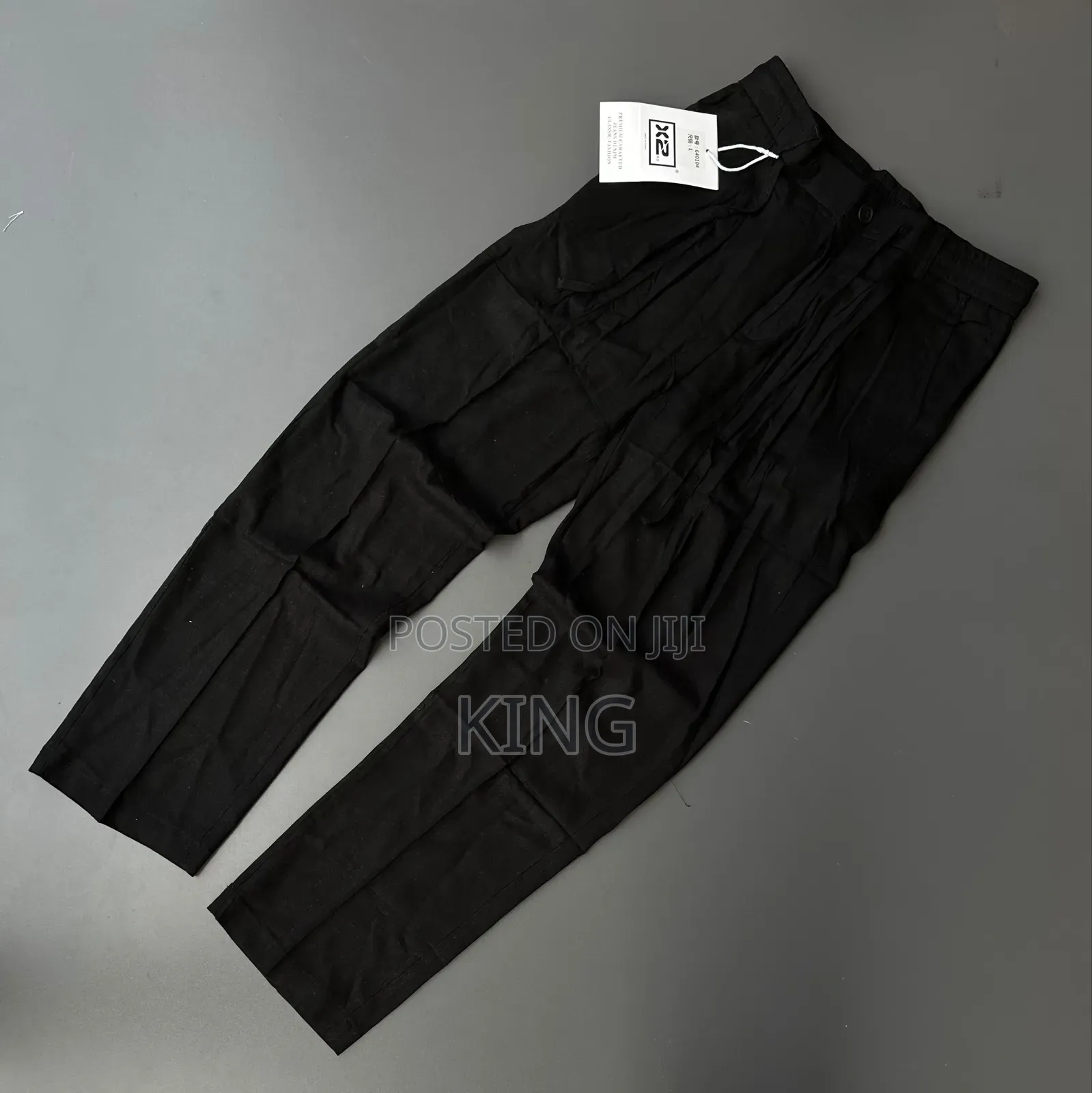 Casual, Relaxed-Fit Men's Linen Pants/Trousers