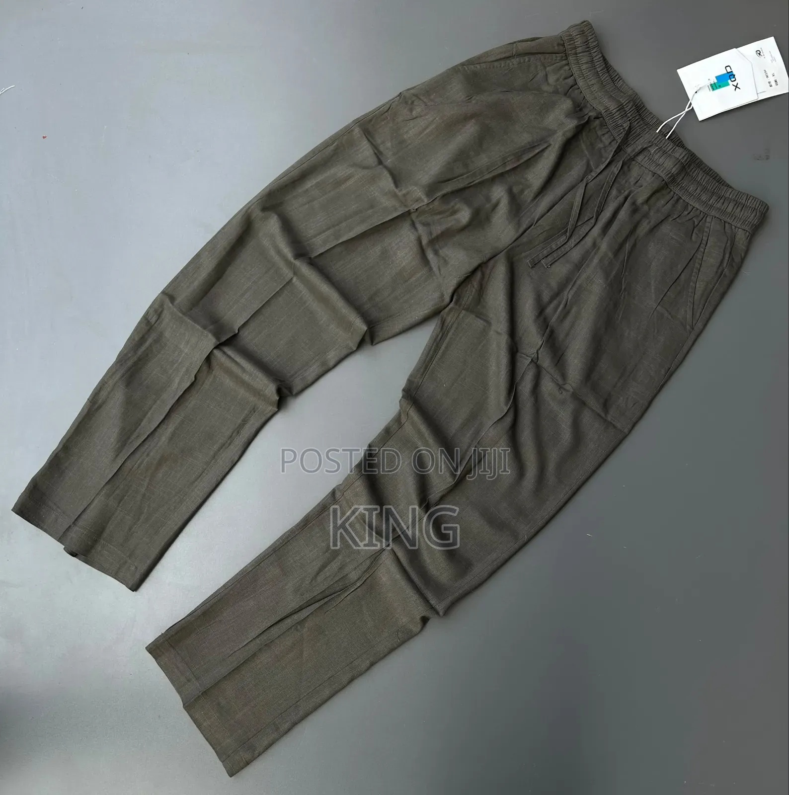 Casual, Relaxed-Fit Men's Linen Pants/Trousers