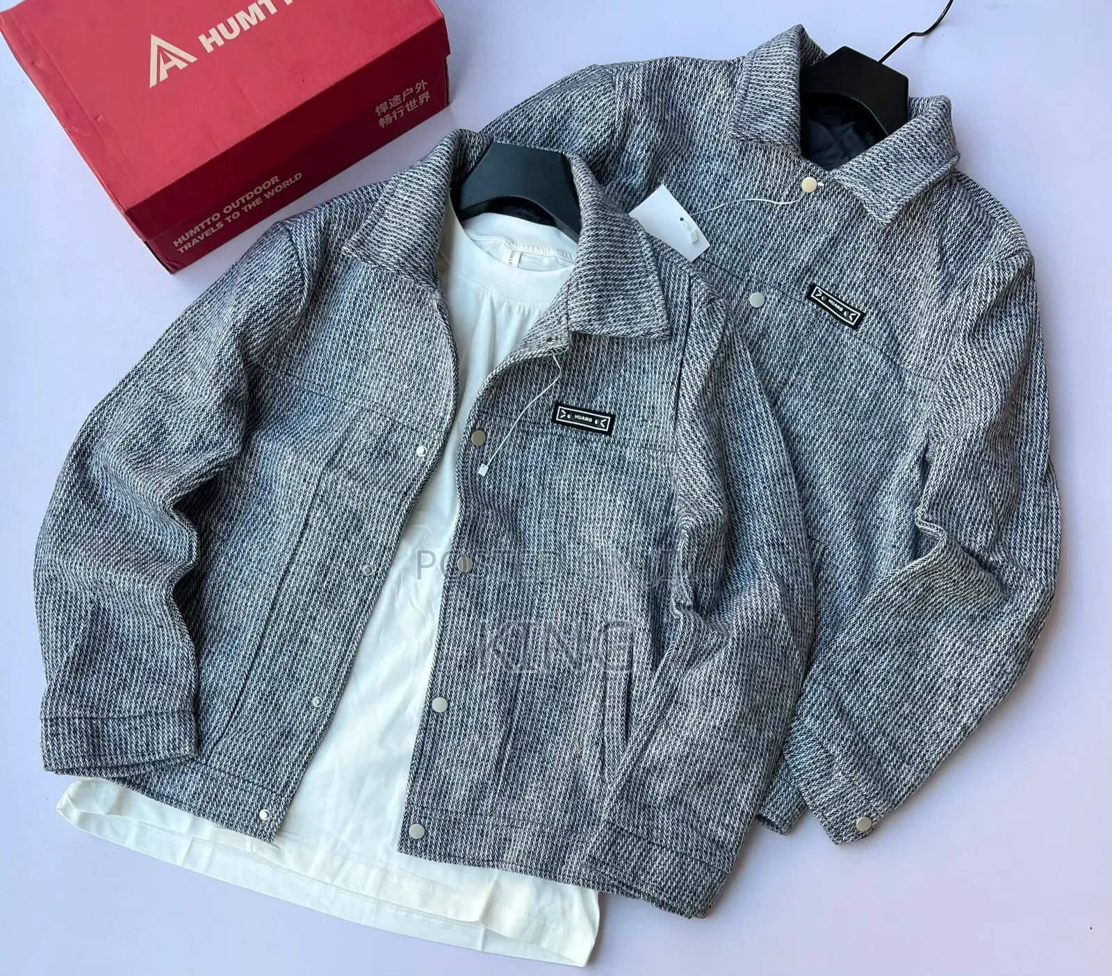 Men's Casual Suede and Corduroy-Style Snap-Button Jackets