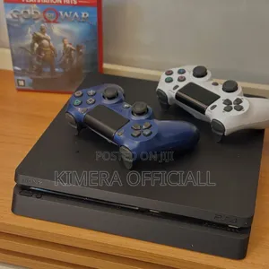 PS4 Slim 500GB Jet Black Console Neat PlayStation 4 Unit