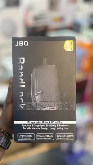 JBQ Fingerprint Unlock Pouch, Wrist Bag