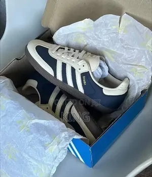 Adidas Samba OG "Night Indigo/Crew White" Sneakers