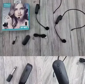 AY-102 *Double* Headwear Wireless Microphone One Drag