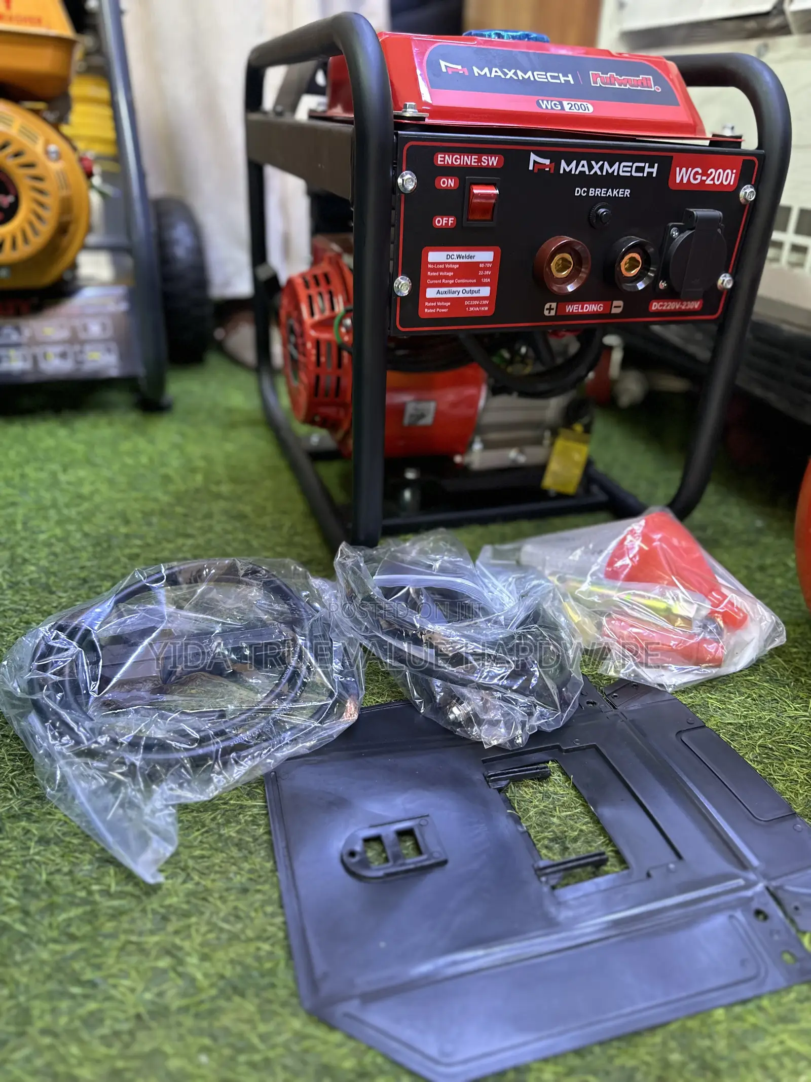 Petrol Welding Generator Maxmech With Accessories