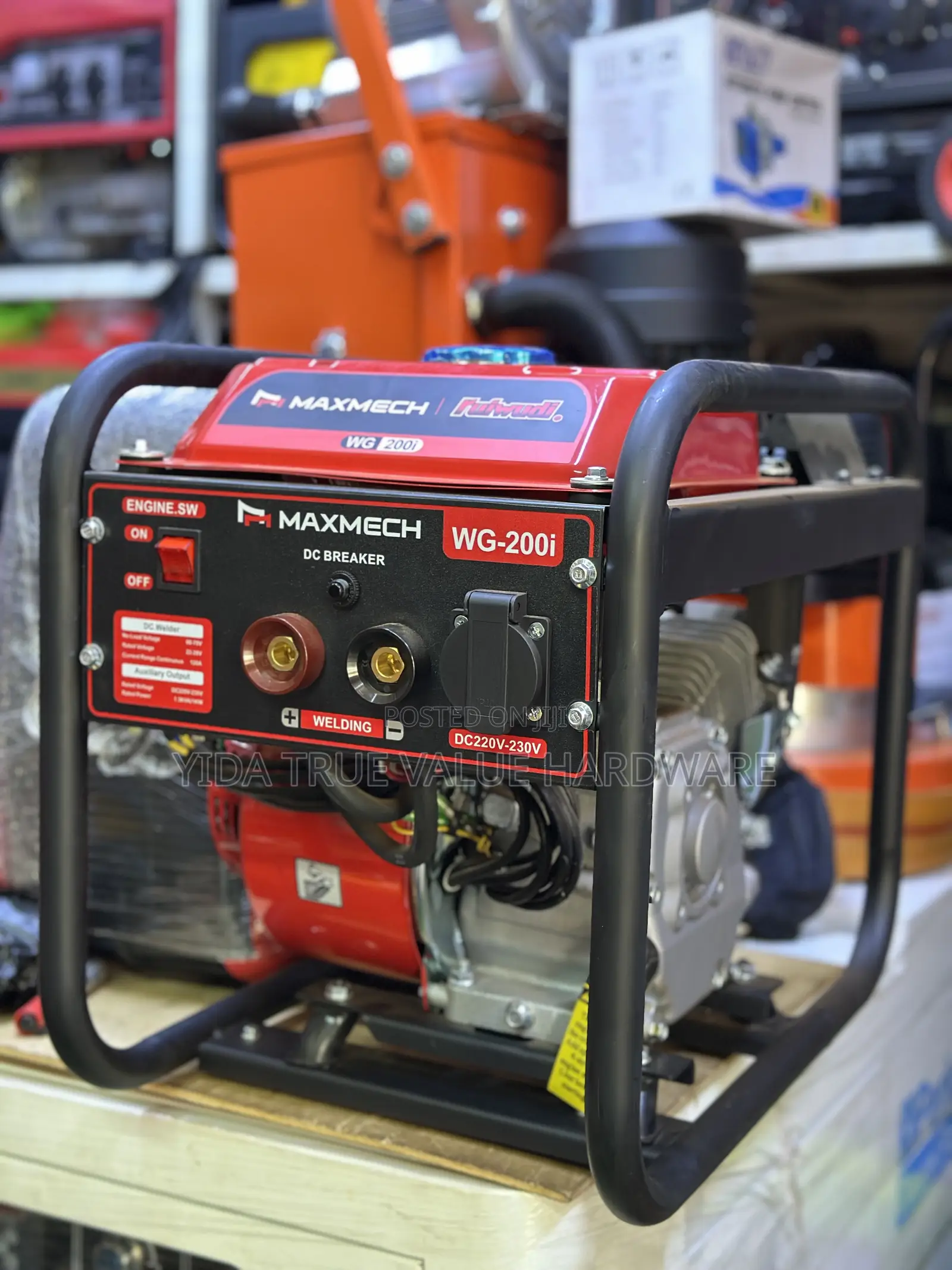 Petrol Welding Generator Maxmech With Accessories