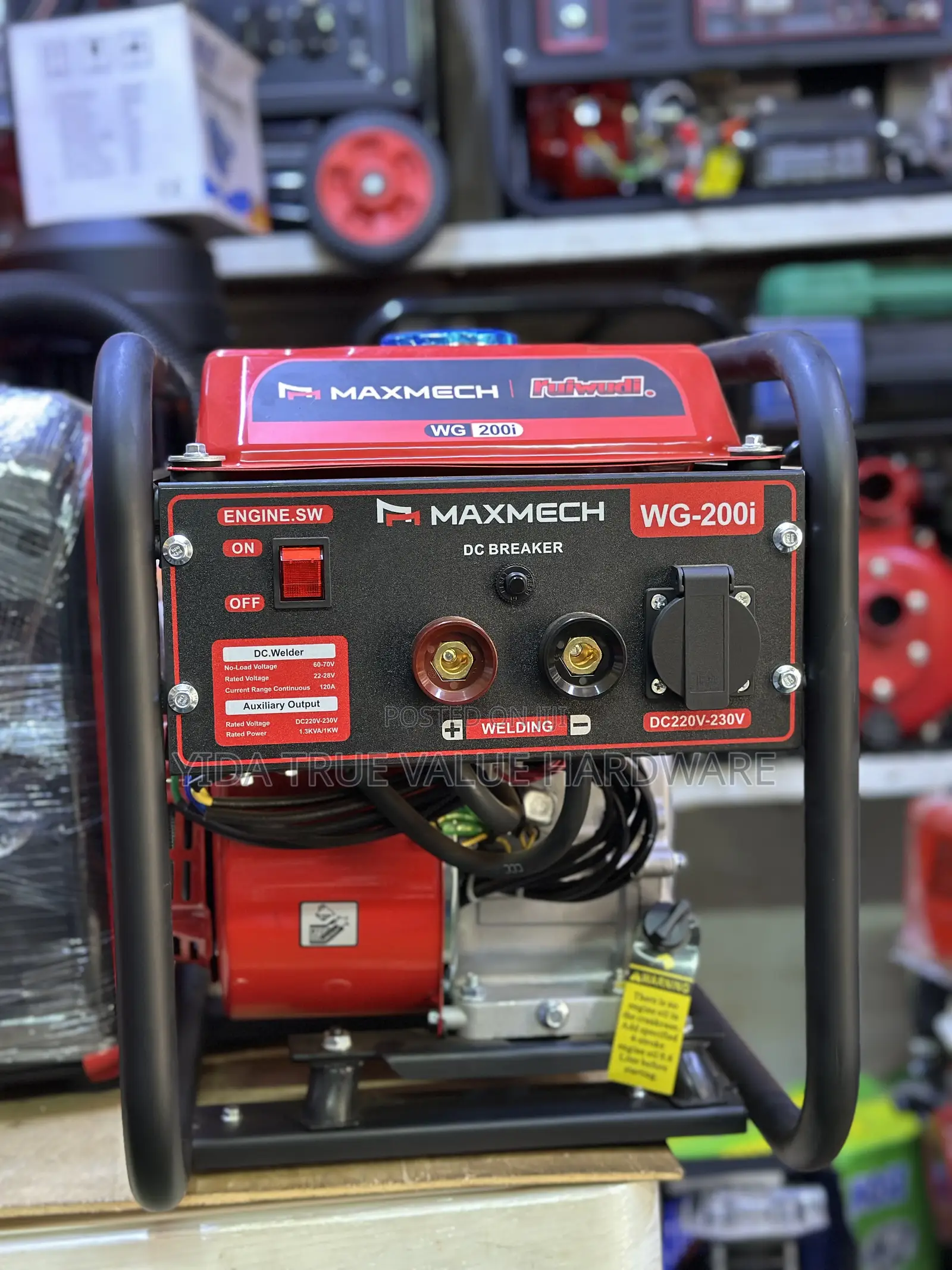 Petrol Welding Generator Maxmech With Accessories