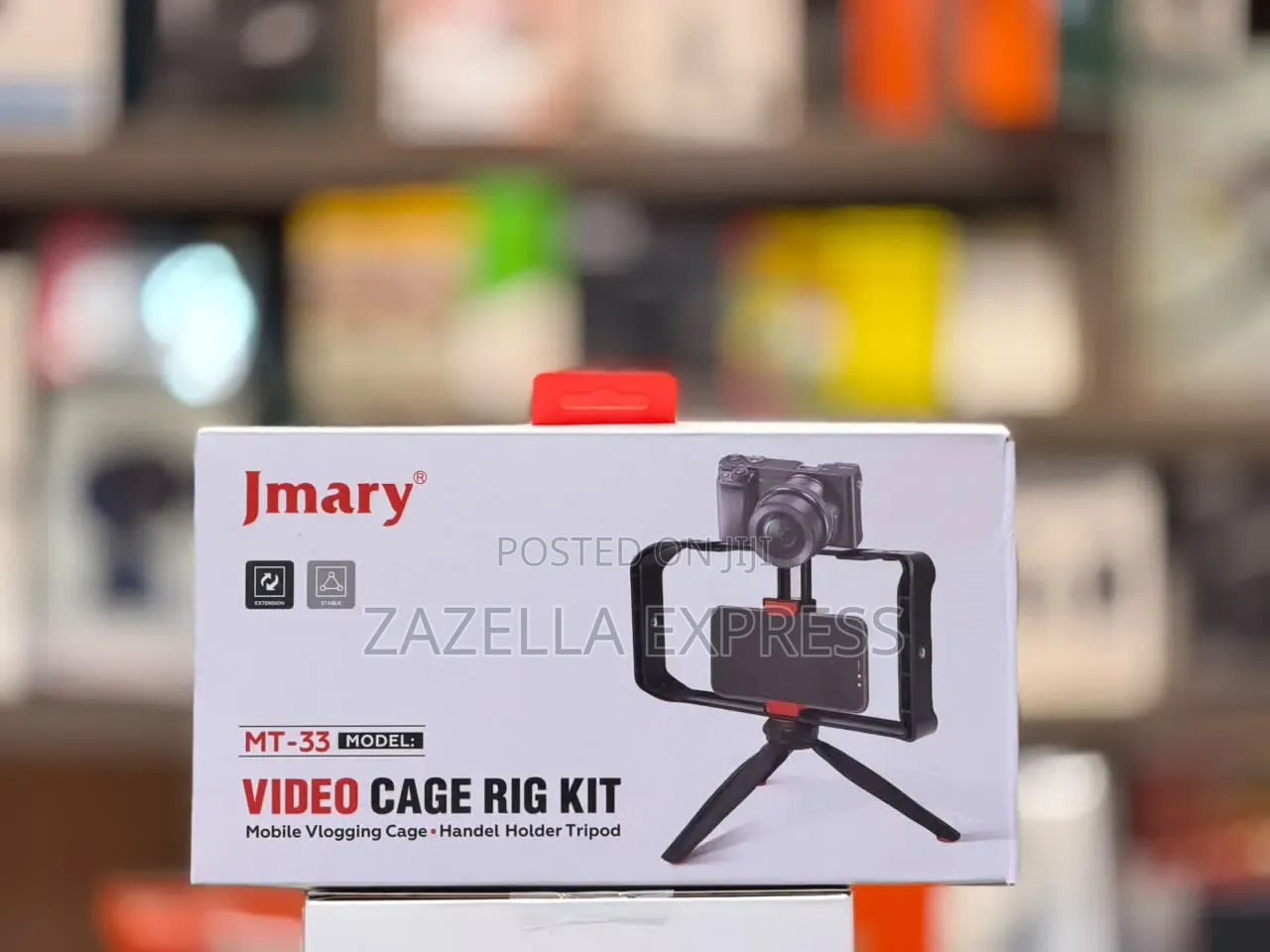 Jmary MT33 Video Cage Rig Kit for Mobile Phone Vlogging Filmmaking