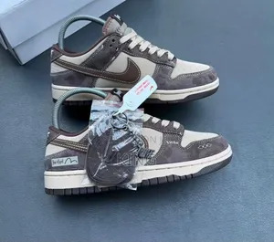 Nike Dunk Low Sneakers Fear of God" and EVISU