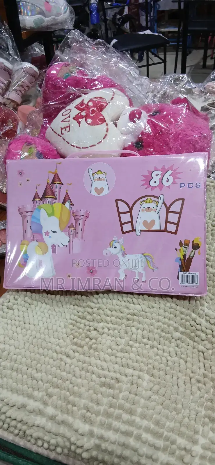 86-Piece Children's Art and Coloring Set