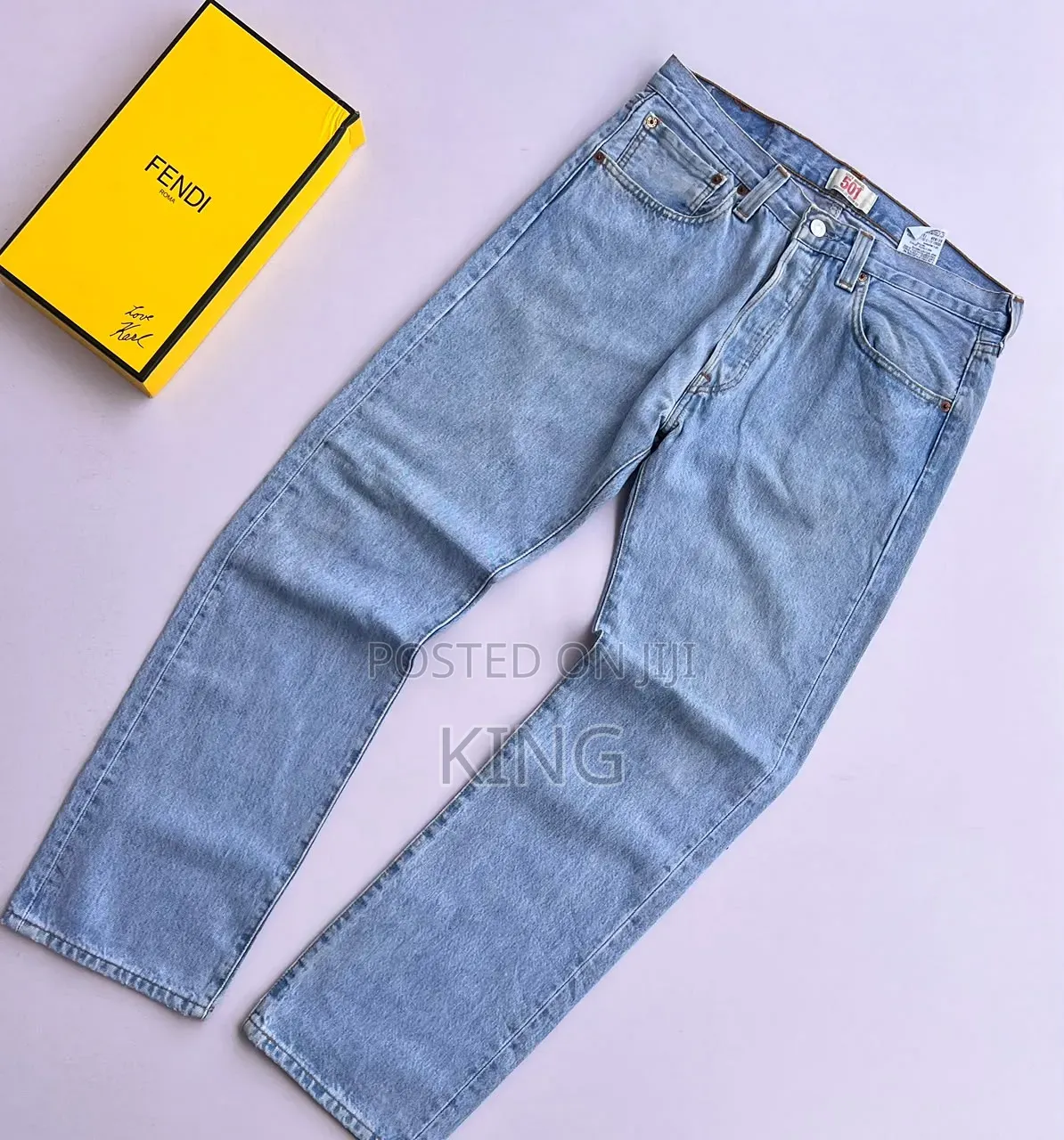 Classic Blue Straight Jeans