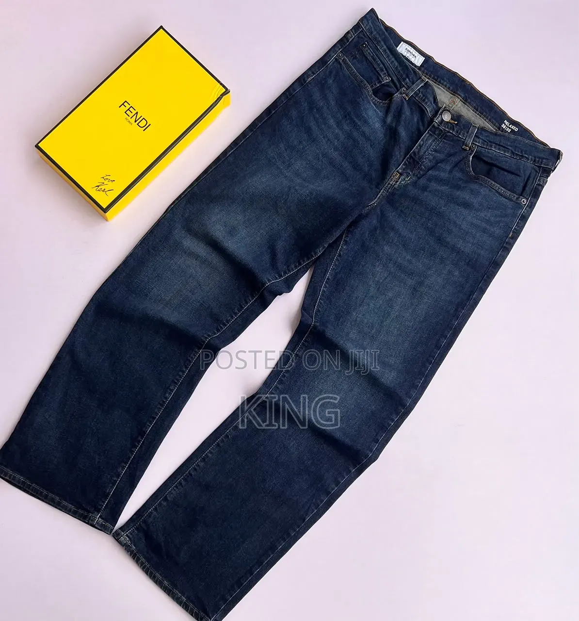 Relaxed Cut Denim Jeans