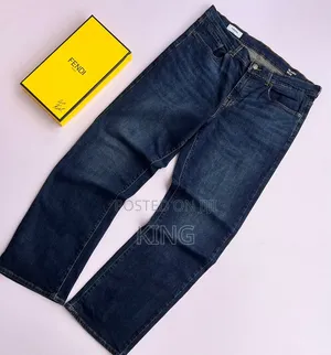 Relaxed Cut Denim Jeans