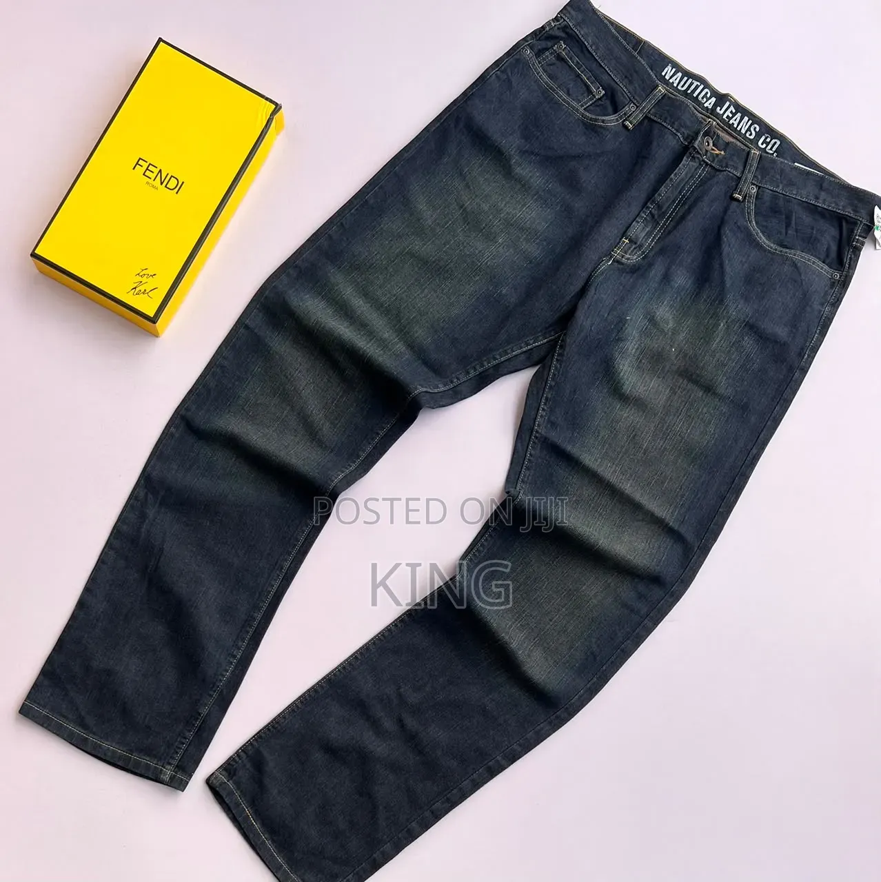 Relaxed Cut Denim Jeans