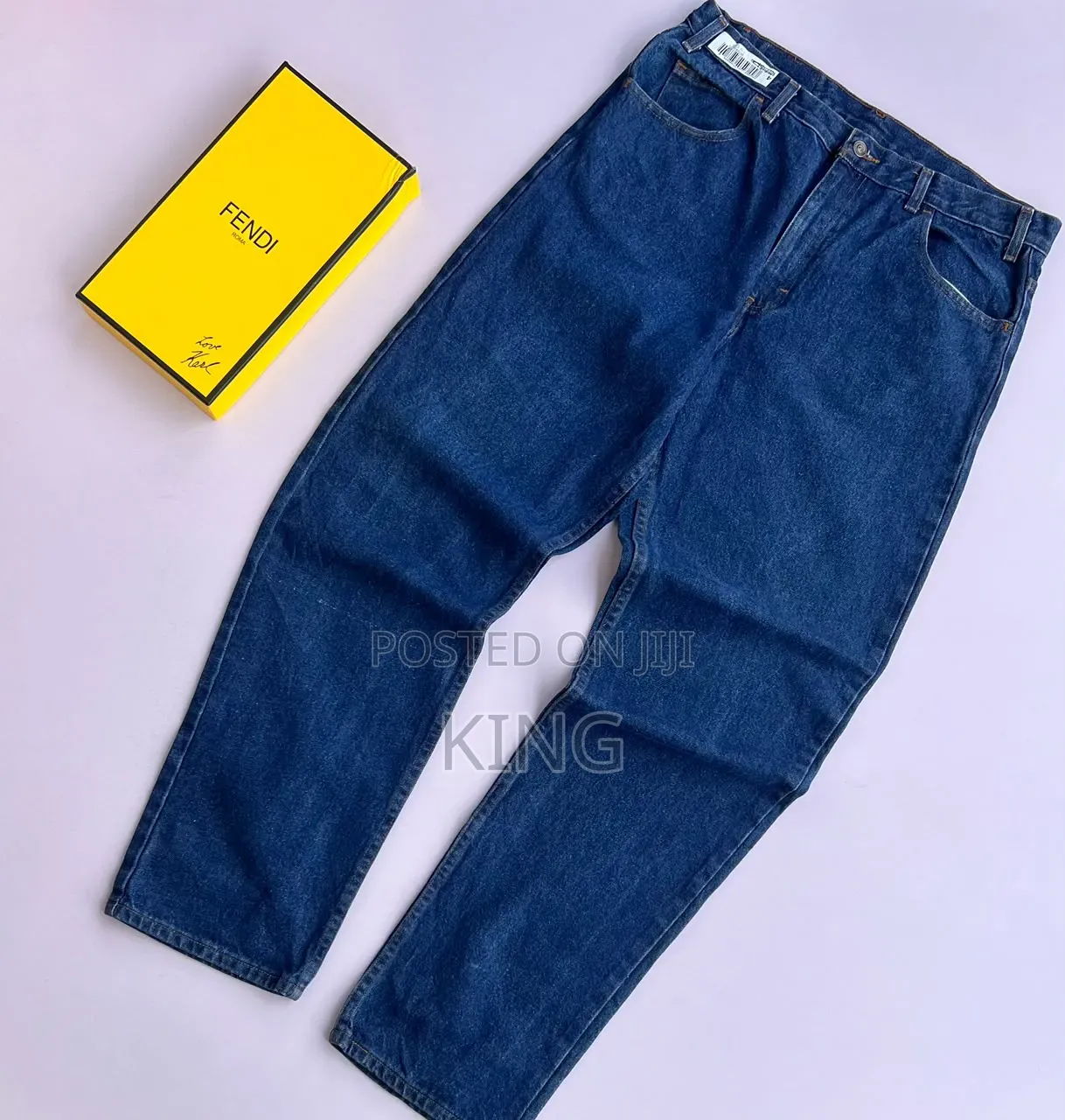 Relaxed Cut Denim Jeans
