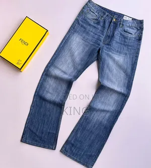 Relaxed Cut Denim Jeans