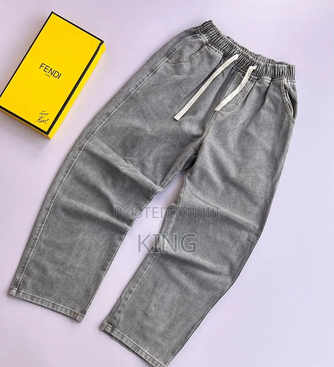 Relaxed Cut Denim Jeans
