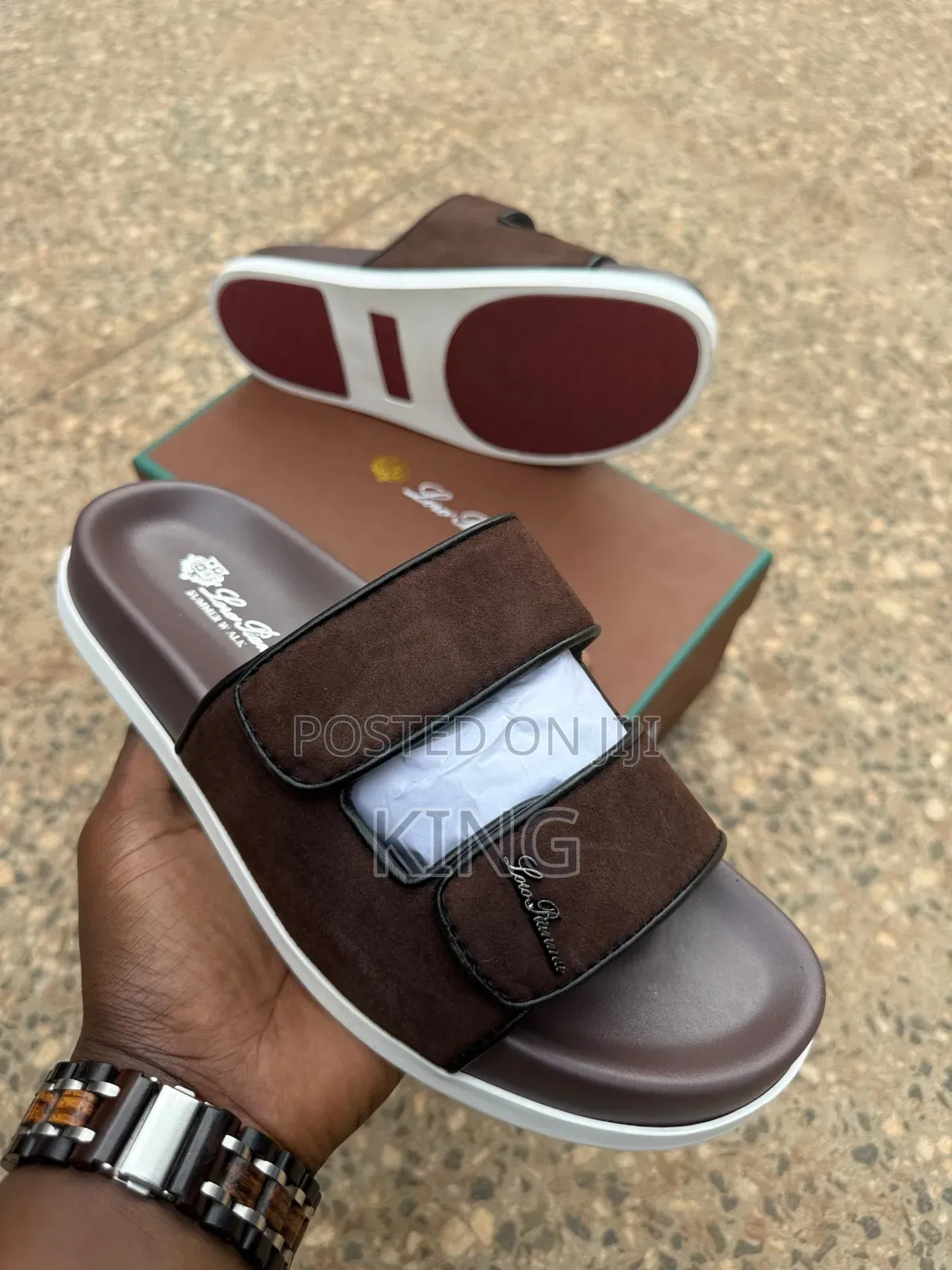 Loro Piana Brown Original Sandals