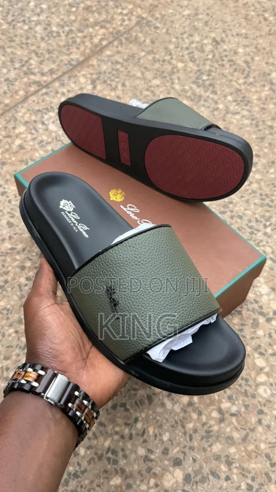 Loro Piana Slide Original Sandals