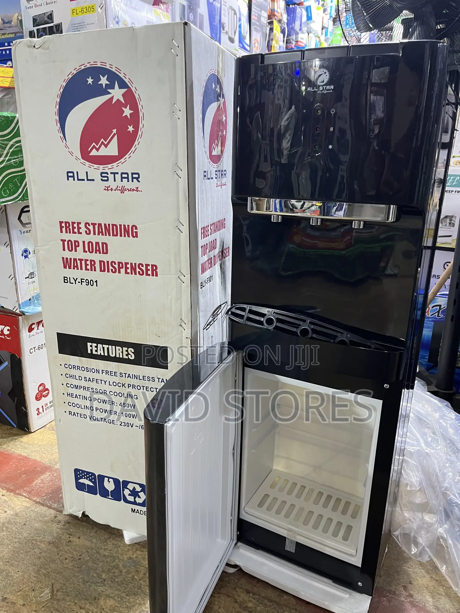 All-Star Water Dispenser – 3 Taps, Top Loading Compressor