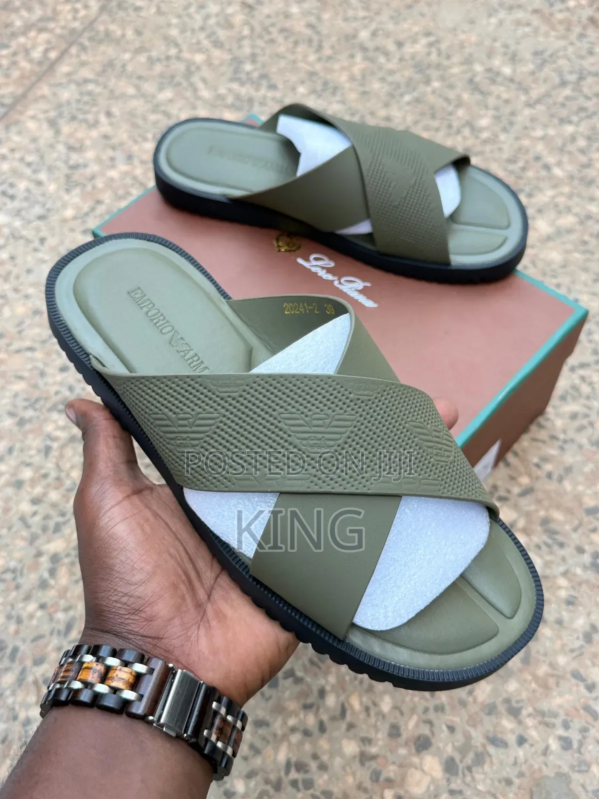 Armani Slide Original Sandals
