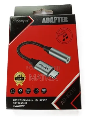 Aldeepo USB Type C to Headphone Jack Cable Model AD-KZ10