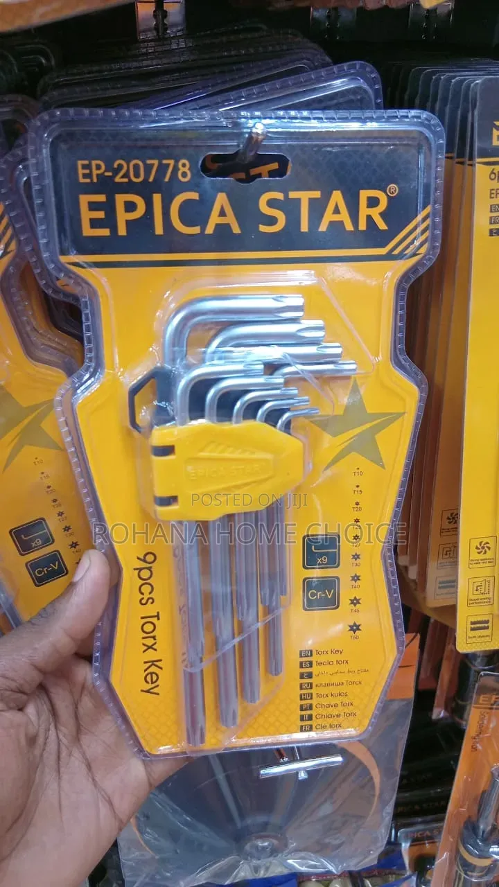 9-Piece Torx Key Set.