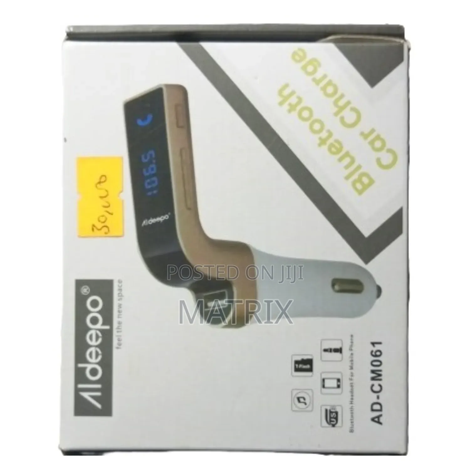 Aldeepo Bluetooth Car Charger Car MP3 Player