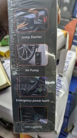 Portable Car Jump Starter With Air Pump