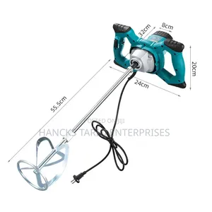 Heavy-Duty Electric Handheld Paint and Mortar Mixer