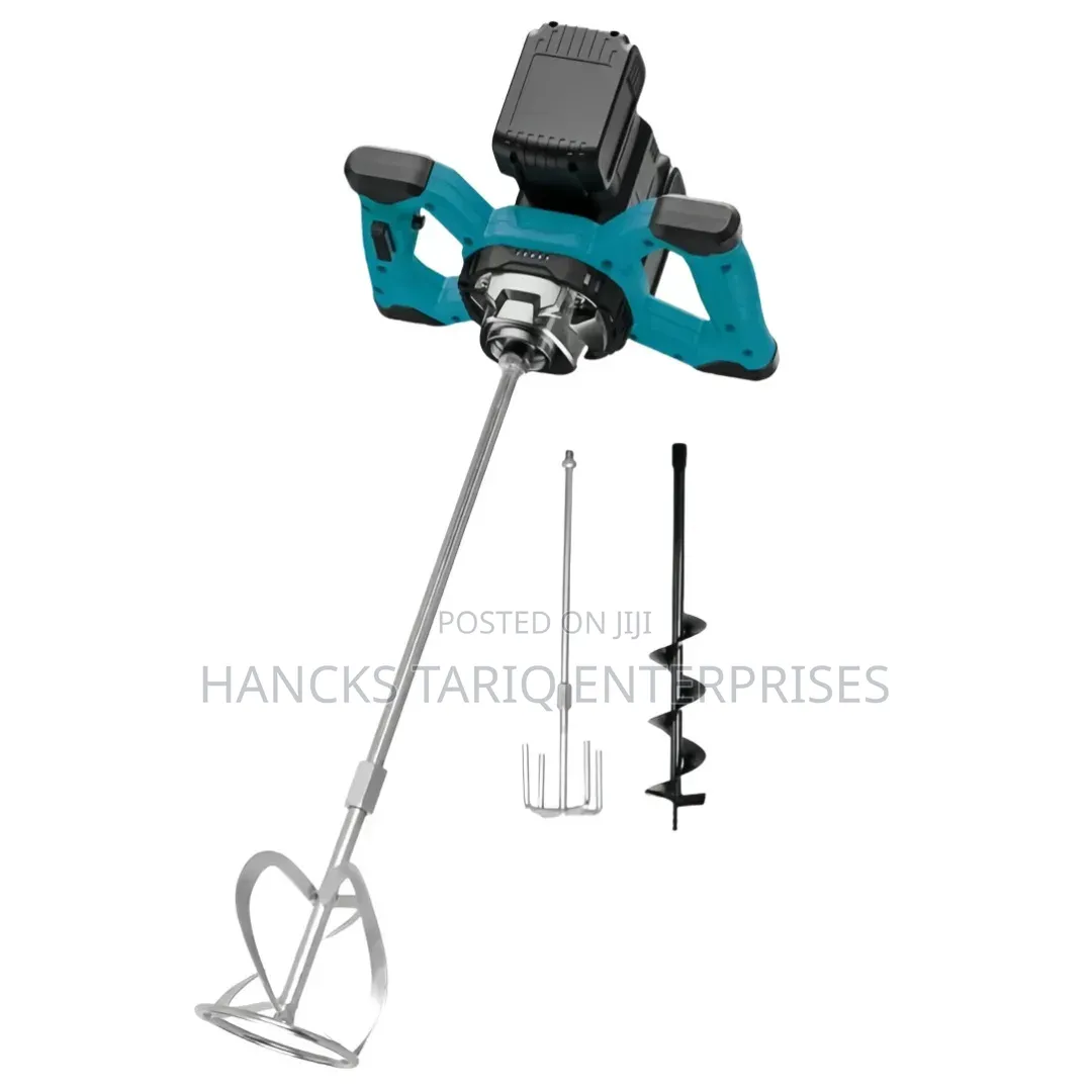 Heavy-Duty Electric Handheld Paint and Mortar Mixer