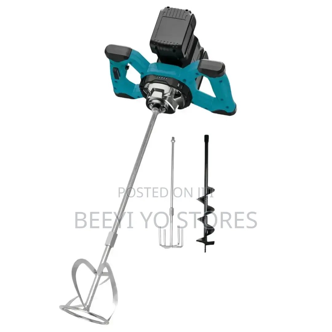 Heavy-Duty Electric Handheld Paint and Mortar Mixer