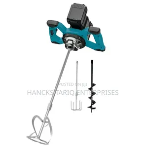 Heavy-Duty Electric Handheld Paint and Mortar Mixer