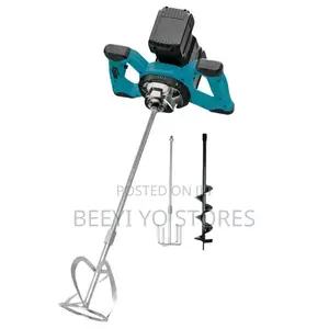 Heavy-Duty Electric Handheld Paint and Mortar Mixer