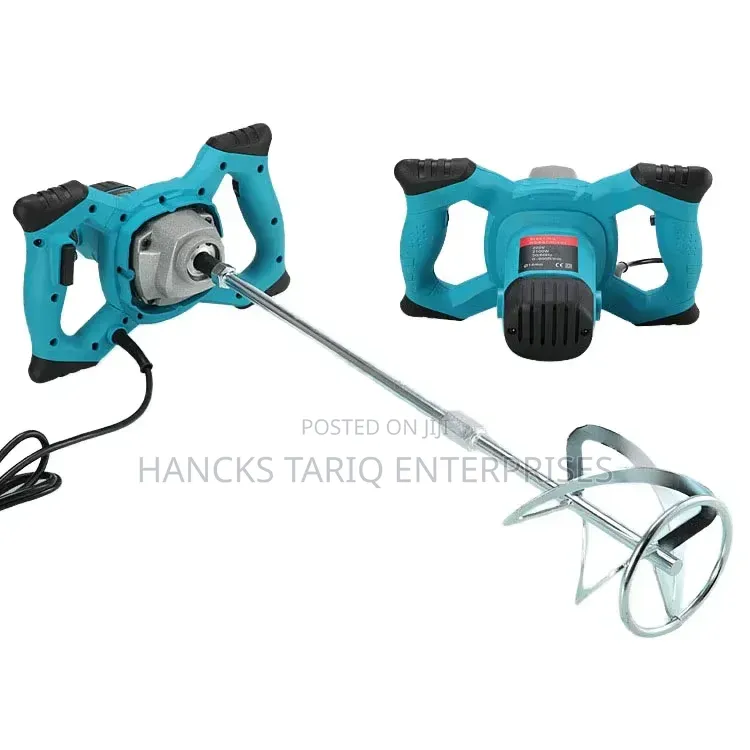 Heavy-Duty Electric Handheld Paint and Mortar Mixer