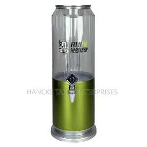 Giant Beverage Can Dispenser With LED Illumination and Spigot