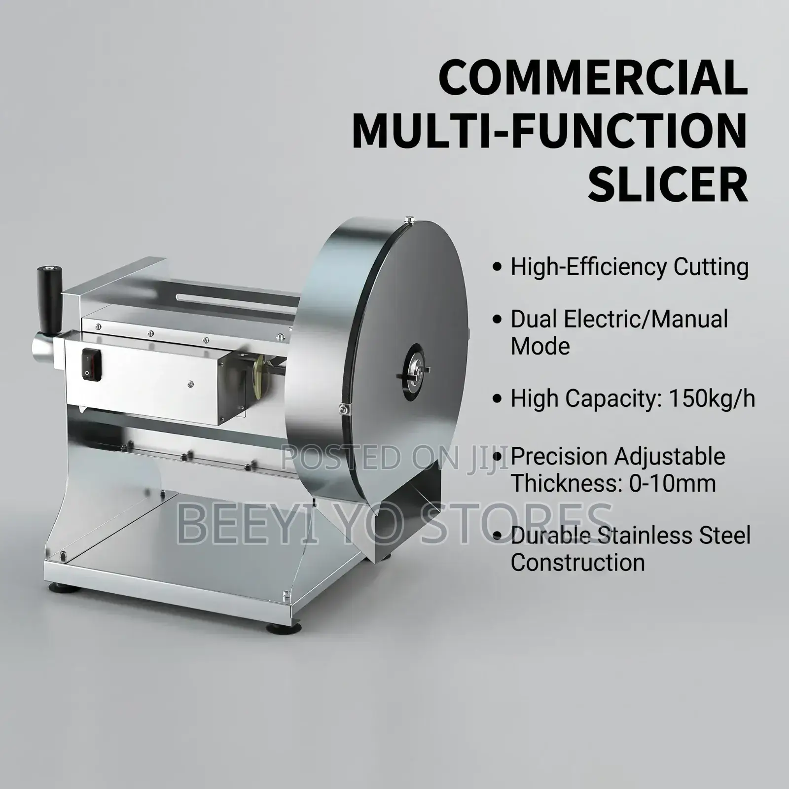 Commercial Electric Stainless Steel Fruit Slicing Machine