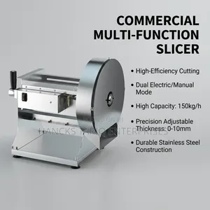 Commercial Electric Stainless Steel Fruit Slicing Machine
